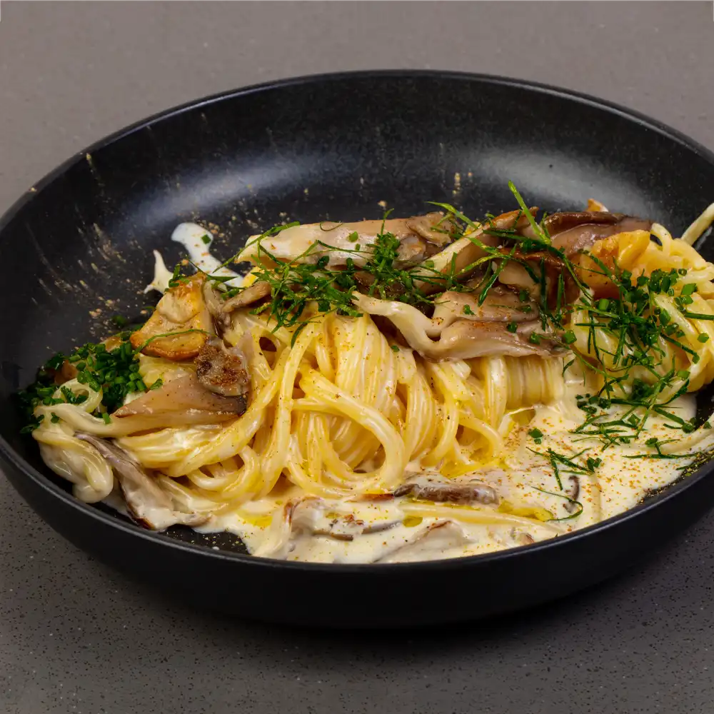 Spaghetti mit Steinpilzen
